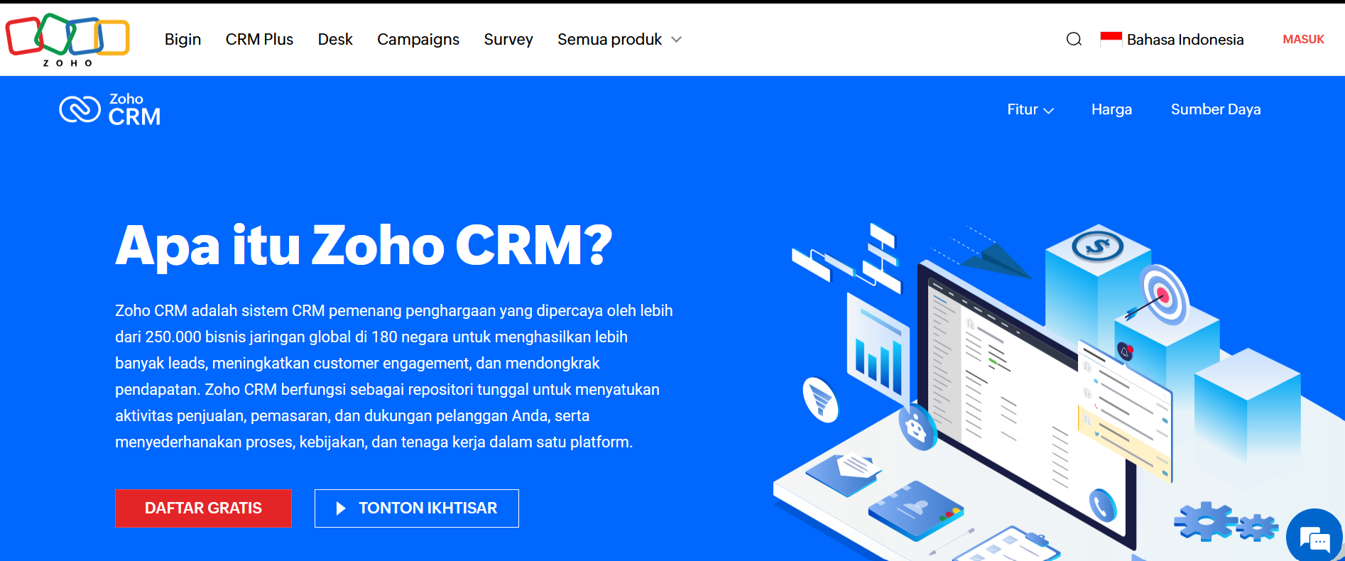 hubspot alternative: Zoho CRM