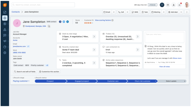 alternative microsoft dynamics: freshsales